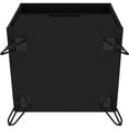 thumbnail image 4 of Manhattan Comfort Rockefeller Mid-Century Modern Nightstand, Black, 4 of 7