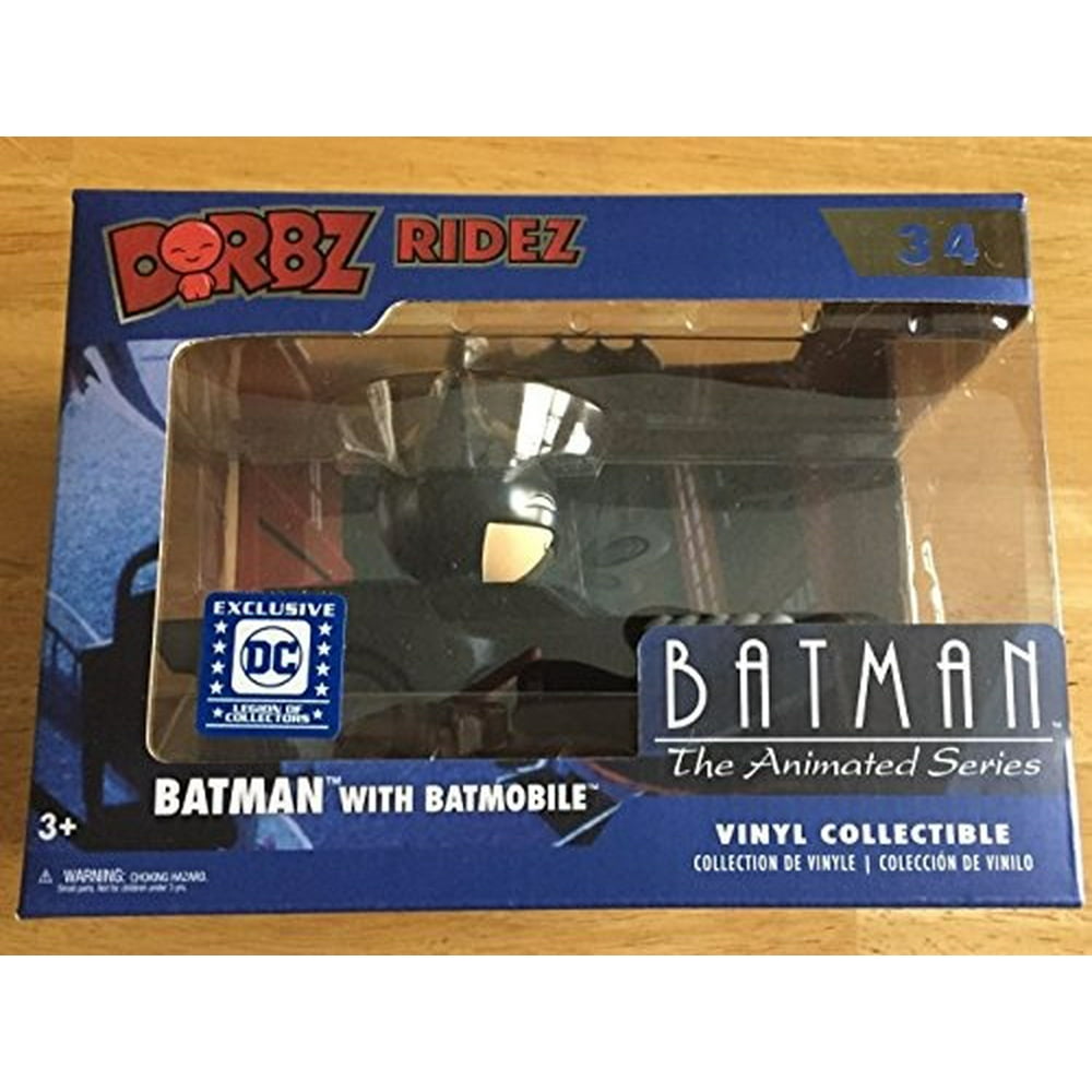 Batman The Animated Series Batmobile Dorbz Ridez with Batman Vinyl Figure - Walmart.com