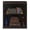 Caribbean Rum, variant on 36 in. Poplar Open Bookcase with Bead Board Paneling, Concord Cherry