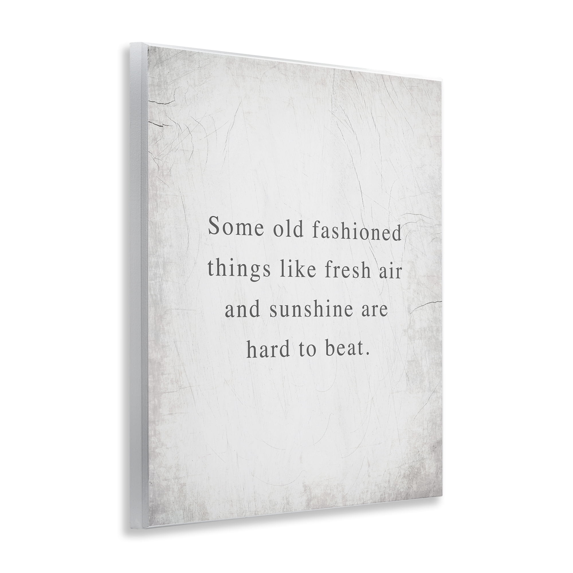 Stupell Industries Fresh Air & Sunshine Sentiment Text & Numbers Painting Unframed Art Print Wall Art, 11 x 14