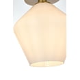 thumbnail image 6 of Elegant Lighting LD2255SG Gene 8" Wide Semi-Flush Ceiling Fixture - Gold, 6 of 7