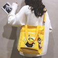 thumbnail image 2 of Pokemon Go Pikachu Naruto bolso de lona con dibujos animados para hombres y mujeres, bolso de hombro, bolso escolar con cremallera, regalo de fiesta para estudiantes15 Fivean unisex, 2 of 2