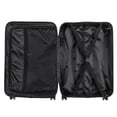 thumbnail image 6 of Tcbosik 3 Piece Portable ABS Luggage Sets, Trolley Case with Spinner Wheels, Rolling Luggage Suitcase Set for Travel and Business, 20/24/28inch, Black, 6 of 9