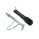 thumbnail image 1 of Riwesomey Pata de cabra universal para motocicleta, patinete eléctrico, soporte lateral de aleación de aluminio, accesorios de reparación de Type3 NO3, 1 of 6