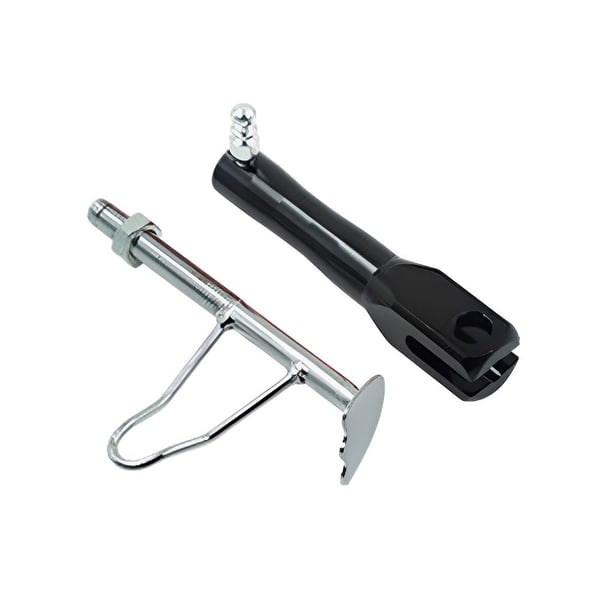 Riwesomey Pata de cabra universal para motocicleta, patinete eléctrico, soporte lateral de aleación de aluminio, accesorios de reparación de Type3 NO3
