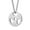 Steel color, variant on Stainless Steel Fitness Dumbbell Pendant Necklace Weight Plate Barbell Chain Pendant Workout Necklace for Men Jewelry