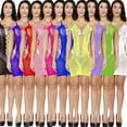 thumbnail image 1 of Lencería sexy, medias de malla de una pieza, cómodas y encantadoras, mono multicolor, 1 of 5