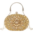 thumbnail image 1 of Bolso de mano Suhatjia Gold con strass para mujer, 1 of 8