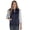 Navy, variant on Women's Mixed Media Vest - 5296