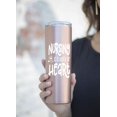 thumbnail image 2 of Nursing Work of Heart Rose Gold 20 oz Skinny Tumbler, 2 of 5