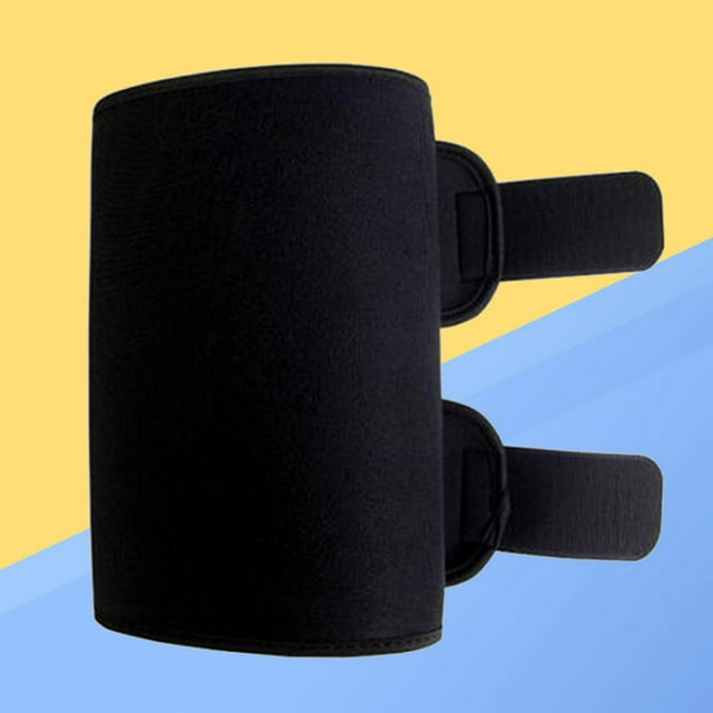 SUTENGDA Manchon de Compression Ajustable Respirant Imperméable Soutien Sportif Protection Tibia pour Basketball (Noir)