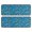 Excavator and Road Barrier Blue Pattern-1, variant on Excavator and Tree Blue Pattern Anti Fatigue Kitchen Rugs Set Of 2, Non Slip Washable Decorative Floor Mats for Sink Laundry and Home Use, 17"x47"