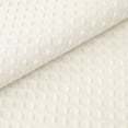 thumbnail image 4 of Heavyweight No Hooks Required Dotted Waffle Weave Shower Curtain with Snap in Liner - 71W x 74H,Hotel Grade,Spa Like Bath Curtain,Cream, 4 of 6