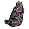 thumbnail image 2 of Wukai Snake And Flower Full Set Car Seat Covers with Soft Padding Universal Auto Front Seats Protector and Cushion Mat, 2 of 5