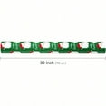thumbnail image 3 of 30 Inch Jumbo Reversible Christmas Wrapping Paper 30 Inch x 100 Feet Jumbo Roll Green Santa Wrapping Paper and Stripe Perfect for Christmas Holiday Party Celebration, 3 of 8