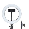 thumbnail image 4 of Anillo De Luz LED, Selfie Halo Light LED Ajustable Con Soporte Para Fotografía De Maquillaje De Escritorio Ccdes Otros, 4 of 8