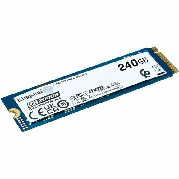 Kingston DC2000B 240 GB Solid State Boot Drive, M.2 2280 Internal, PCI Express NVMe (PCI Express NVMe 4.0 x4)
