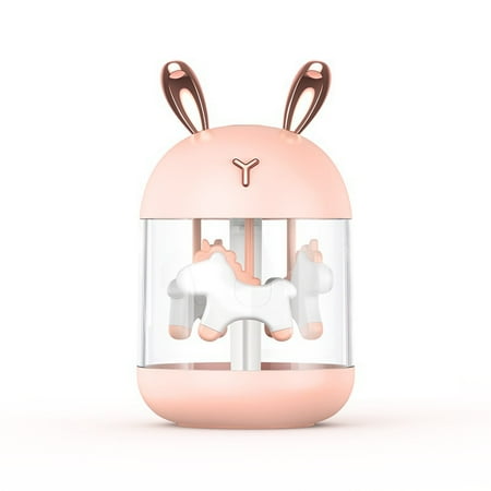 

USB Mini Humidifier Car Aroma Diffuser (Rabbit Ears)