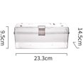 thumbnail image 3 of HUGFEGWE Box, Storage Organizer, Storage Box,First Aid Box,for Travel, Long Large Size, Transparent CA919-78233, 3 of 7