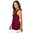 thumbnail image 3 of Jessica London Women's Plus Size Scoop-Neck Sweater Tank, 3 of 4