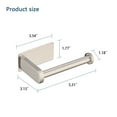 thumbnail image 3 of Toilet Paper Holder Self Adhesive,No Drilling Stainless Steel Rustproof Adhesive Toilet Roll Holder,Grey, 3 of 8