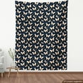 thumbnail image 4 of Ambesonne Night Wings Fabric by the Yard Upholstery, Cluster of Moths Art, 10 Yards, White Ginger and Black, 4 of 5
