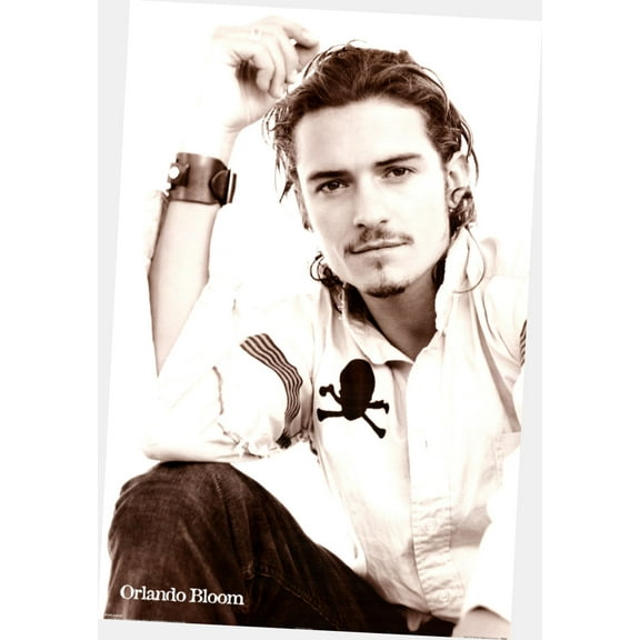 Orlando Bloom Poster 24"x36" 24x36 Multi-Color Square Adults Best Posters