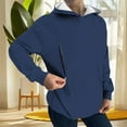 thumbnail image 2 of Busydd Hoodies for Women Fashion Solid Color Long Sleeve Womens Hoodies Breastfeeding Zip Up Hoodie Casual Comfy Pullover Tops L, 2 of 5