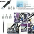 thumbnail image 6 of 2 IN 1 Soldering Station, 60W Soldering Iron Kit with Digital Display and 5 Extra Iron Tips, Precision Temperature Control Solder Station w/ Sleep Function for Electronic Repair, DIY Enthusiasts, 6 of 6