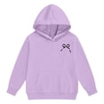 thumbnail image 5 of Kiijoy Tracksuits for Girls Cute Bow Hoodie Joggers Set Comfy Athletic Outfits, Sizes 4-16, 5 of 5