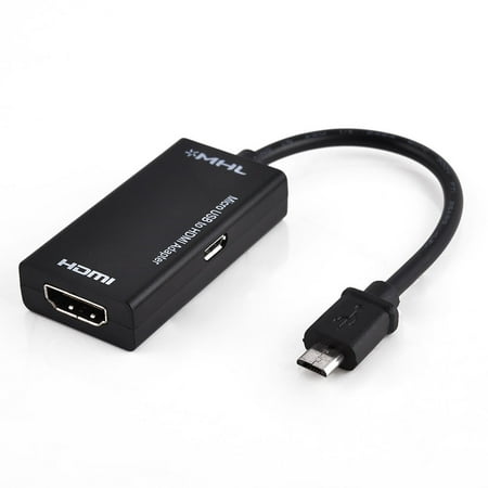 1080P MHL HDTV Cable Micro USB 2.0 to HDMI Adapter For Android (Best Device To Cast To Tv)
