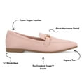 thumbnail image 7 of Journee Collection Womens Mizza Tru Comfort Foam Wide Width Loafer Slip On Square Toe Flats, 7 of 7