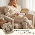 thumbnail image 3 of ZUXONGSY Eagle Forest Cross Print Bible Case for Women Quilted Bible Carrier Sturdy Christian Tote Bag with Handle ChuZU Bag for Study, 3 of 7