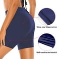 thumbnail image 4 of RELLECIGA Short de Planche Taille Haute pour Femmes Maillot de Bain Short Cycliste, 4 of 6