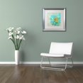 thumbnail image 3 of Trademark Fine Art "Blue Peony Light" Canvas Art by Color Bakery White Matte, Silver Frame, 3 of 4