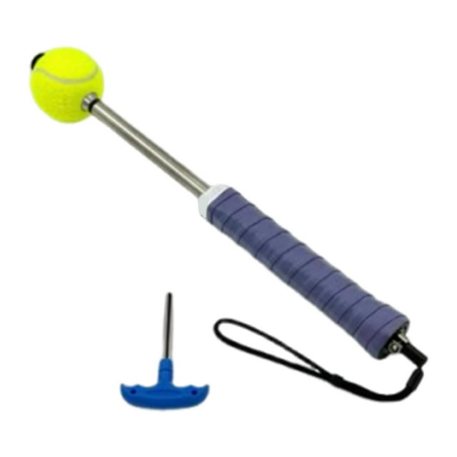 DYNWAVECA Tennis Serve Training Training Tool Aid Posture Correction with Sound Hitting Feedback Adjustable for Flexibility,Kids Adults Style A