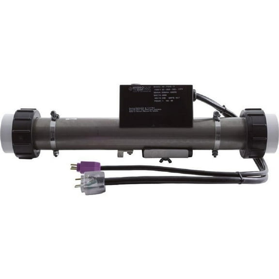 Hydro-Quip 48-PS40-S 4KV 240V Heater Flo thru with Short Cord Clamp