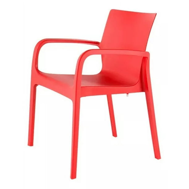 Lagoon Silla de Comedor con Descansabrazos para Interior y Exterior con Protección UV, Modelo Alissa 7050 Lagoon ALISSA