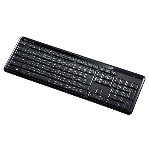 Sanwa Supply BLUETOOTH Keyboard Quiet Tenky Black SKBBT29BK