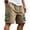 (Casual 95)Khaki, variant on Mens Big & Tall Shorts Casual Breeches Solid Color Summer Fashion Outdoor Climb Sports Cargo Cropped Fitness Training Pockets Short Pants Plus Size
