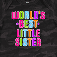 thumbnail image 4 of Inktastic Worlds Best Little Sister Girls Baby Bodysuit, 4 of 5