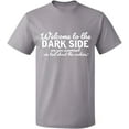 thumbnail image 2 of OXI T-Shirt - Welcome To The Dark Side, Basic Casual T-Shirt for Men's and Women Fleece T-Shirt Short Sleeve - Sport Grey 3X-Large, 2 of 3