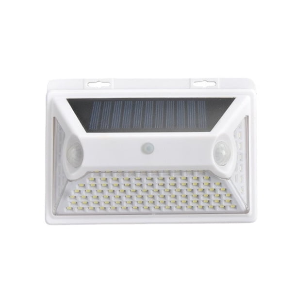 Luz de pared solar Sensor de movimiento 118 LED Lámpara de pared LED con energía solar impermeable Meterk Lámpara de exterior