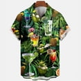 thumbnail image 4 of Camisetas de verano para hombre con la bandera de Estados Unidos y la Estatua de la Libertad, camisa hawaiana de gran tamaño con estampado 3D, ropa para hombre, camisetas con solapa, 4 of 5