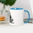 thumbnail image 4 of CafePress - VINTAGE TRAINS Mug - 11 oz Ceramic Mug - Novelty Coffee Tea Cup, 4 of 6