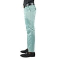 thumbnail image 4 of BARABAS Men's Solid Color Plain Shiny Chino Dress Pants 3CP02, 4 of 8