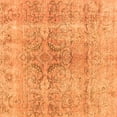 thumbnail image 1 of Ahgly Company Indoor Square Persian Orange Bohemian Area Rugs, 8' Square, 1 of 1