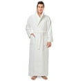 thumbnail image 2 of Men's Long Turkish Cotton Hooded Bathrobe Black - S-M, 2 of 5