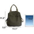 thumbnail image 4 of Mochila de lona pequeña para mujeres y niñas, bonita mochila estética, 4 of 4