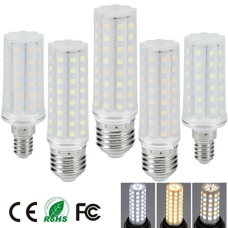 

DYstyle E14 E27 LED Light Corn Bulb Kits SMD2835 60/80 lamp beads Spotlight Lamp White/Warm White/Three Color light